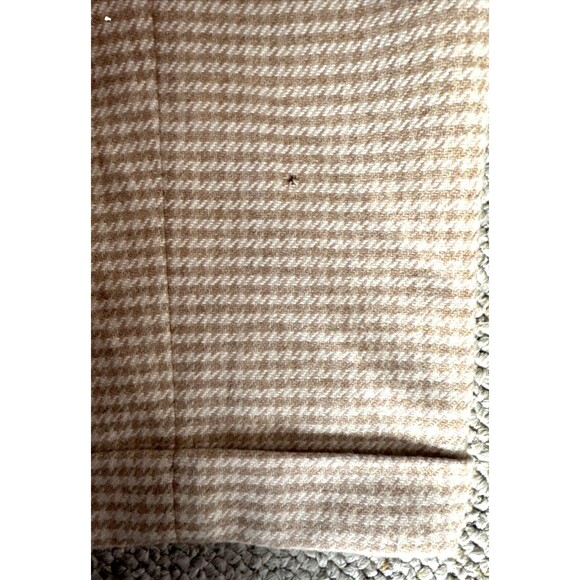 Vtg Talbots Houndstooth 100% Wool Lined Straight Leg Pants Size 10 - Picture 12 of 12